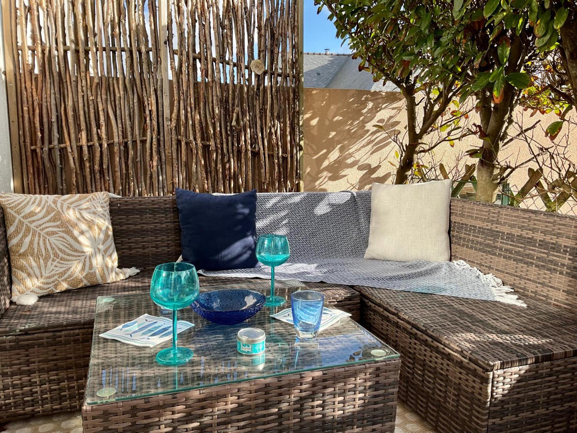 Le Nid Douillet, Studio Avec Terrasse Et Parking A 400M Des Plages Larmor-Plage Exteriér fotografie
